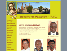 Tablet Screenshot of broedersvanmaastricht.nl